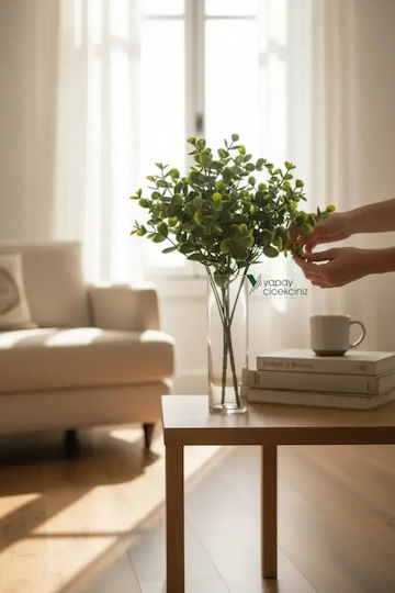 SteweHome Dekoratives Künstliches Blumenstrauß mit Blattwerk