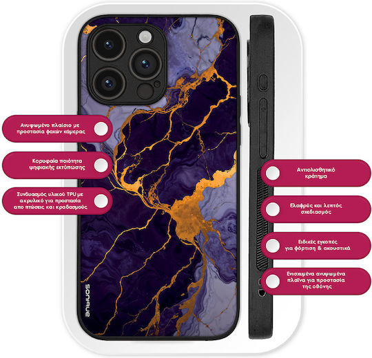 Θήκη Sonique Marble Series Nothing Phone 4a Pro Μωβ