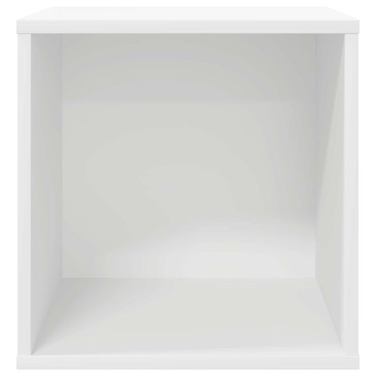 vidaXL Vinyl Album Box White 37 x 36,5 x 38 cm