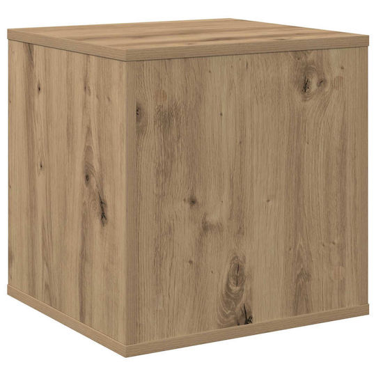 vidaXL Vinyl Record Album Box Artisan Oak 37 x 36.5 x 38 cm