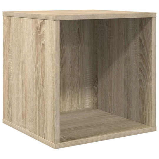 vidaXL Vinyl Record Album Box 2 Pcs Sonoma Oak 37 x 36,5 x 38 cm