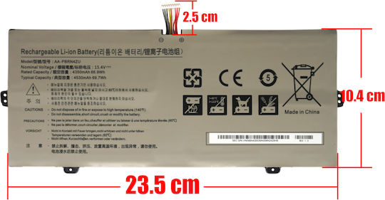 Съвместима Батерия за Samsung Flex Samsung Galaxy Book Flex Np950xcj Np930xcj Np950qcg Np930qcg с 4350mAh