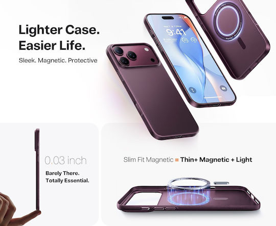 Torras Originfit Magsafe Lila Handyhülle Für Iphone 18 Pro Max/17 Pro Max