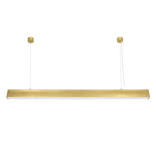 kelvo LED Commercial Linear Ceiling Lighting 72W Warm White IP20 with Adjustable Intensity L120xH7cm