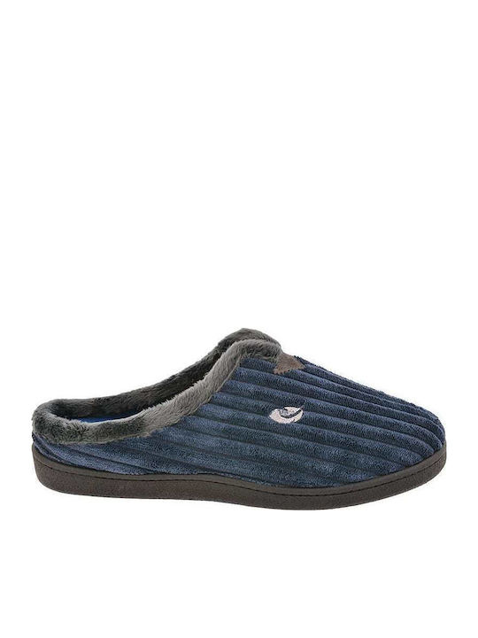 Herren Hausschuhe Grau 12027-Grau