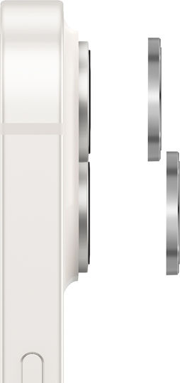 Zanaé Kameraobjektivschutz Iphone 14 / 14 Plus Gehärtetes Glas Aluminium Silber