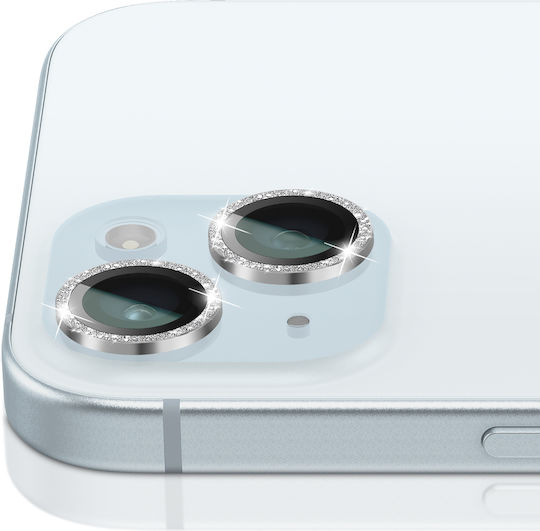 Zanaé Camera Lens Protector Iphone 15 15 Plus Tempered Glass Aluminium Silver