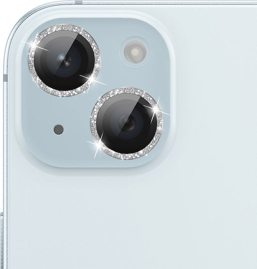 Zanaé Camera Lens Protector Iphone 15 15 Plus Tempered Glass Aluminium Silver