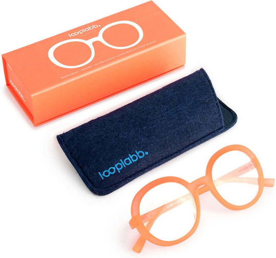Looplabb Damentaugliche Lesebrillen +2.00 in Orangen Farbe