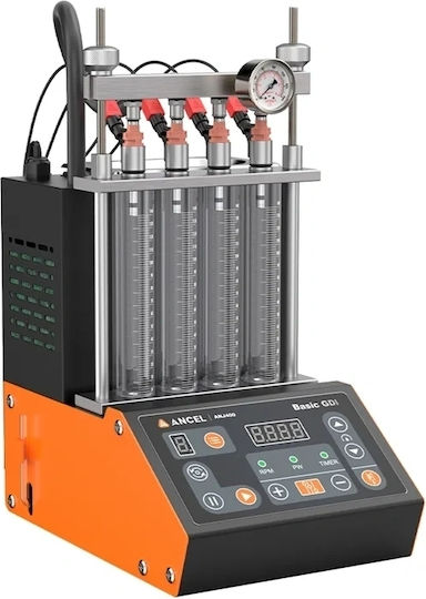 Тестер и почистващ уред за инжектори Ancel Anj400 4 инжектора 100w ултразвук 0-8 bar EFI GDI дигитален екран