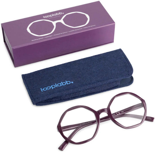 Looplabb Ochelari De Citit +2.00 În Culoare Violet