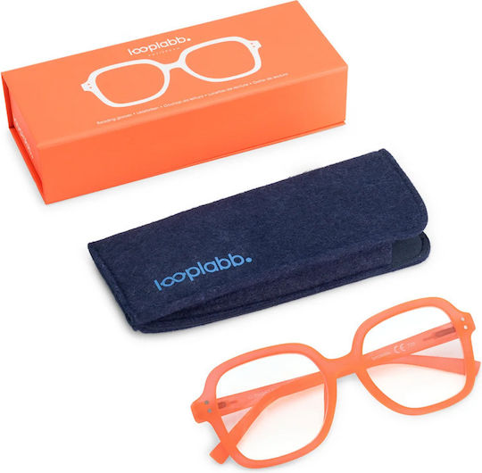 Looplabb Ochelari De Citit Pentru Femei +3.00 În Culoare Portocalie