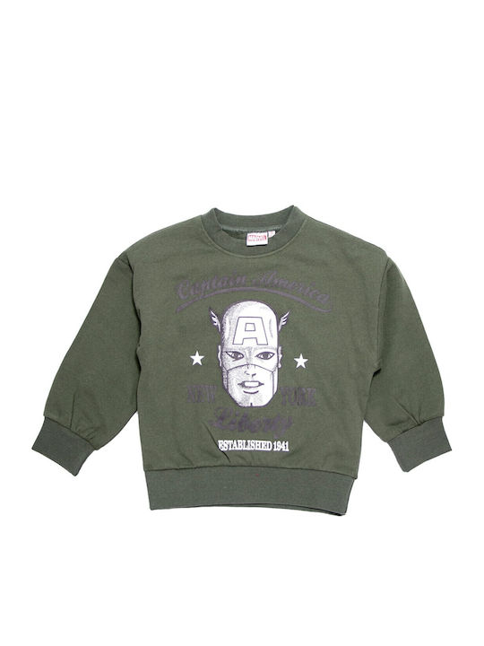 Kinder-Sweatshirt Khaki