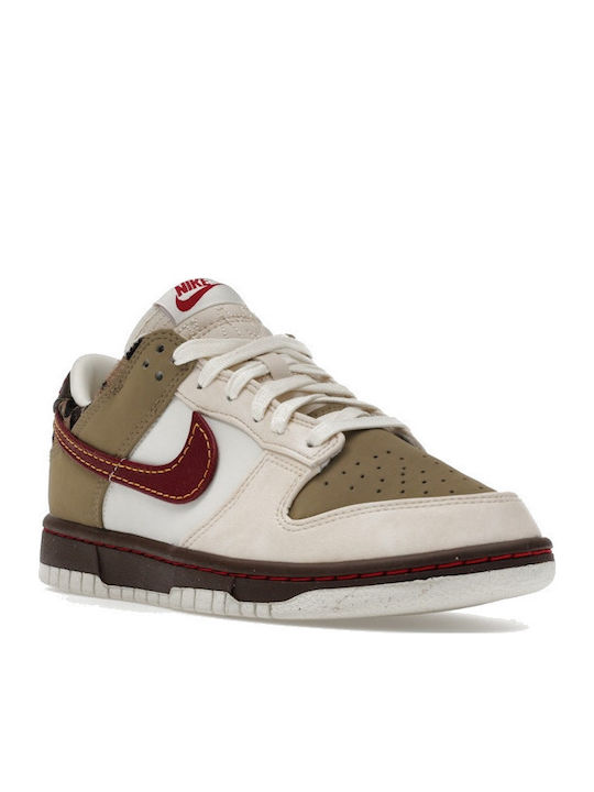 Nike Dunk Low Ретро Сникърси Каки Тим Ред Пърл Уайт
