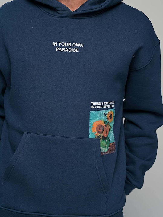 Hooded Blue Sweatshirt