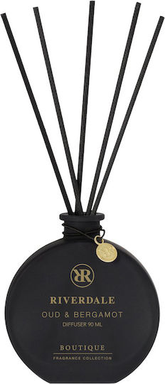 Oud & Bergamotte Diffusor 90ml Boutique Duftstäbchen Riverdale