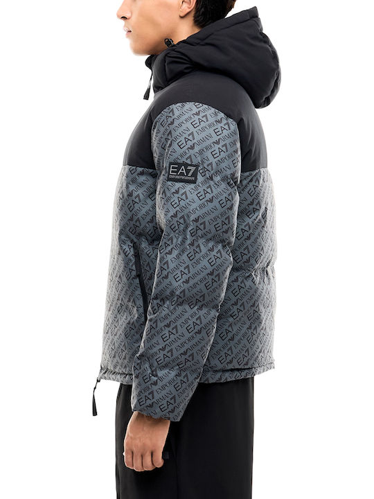Winter Puffer Jacket Charcoal-Black