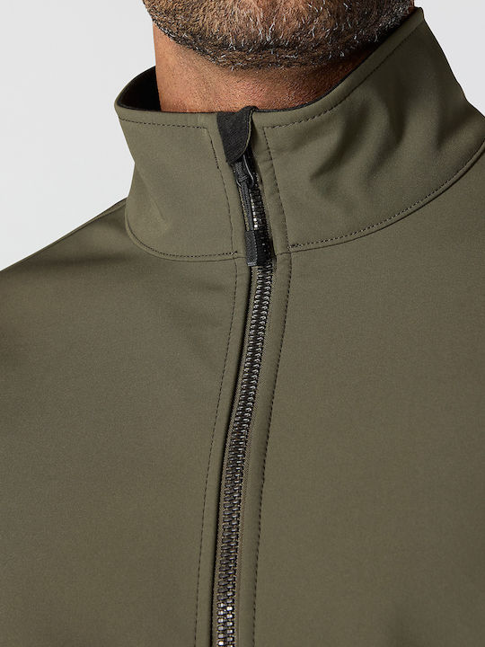 Winter Jacket Softshell Waterproof and Windproof Moss