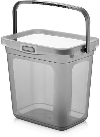 Viosarp Plastic Storage Box with Lid 24x18x24cm