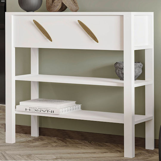 Henric Wooden Console White L90xW30xH85cm