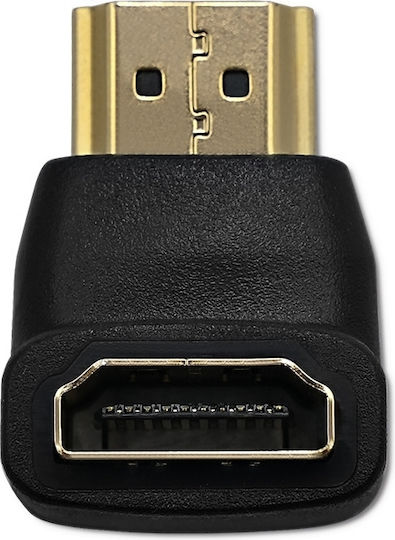Qoltec Конвертор HDMI / Ethernet Женски в HDMI / Ethernet Мъжки