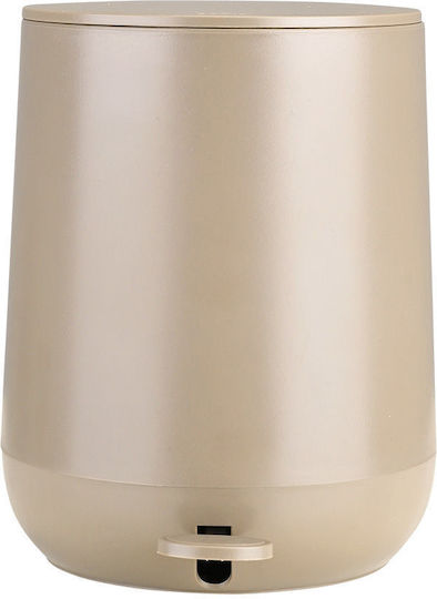 Estia Kunststoff Satz Badezimmereimer und Badkorb Soft Close 5lt Beiges