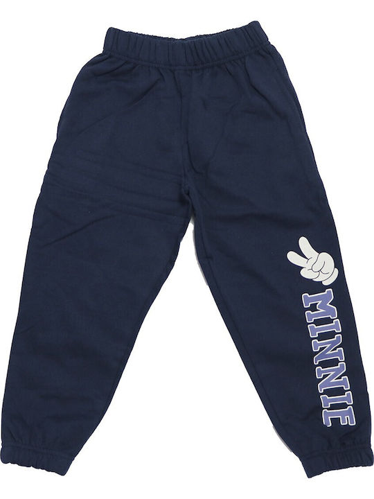 Kinder Sweatpants Set Mit Bluse Dunkelblau 2Stücke