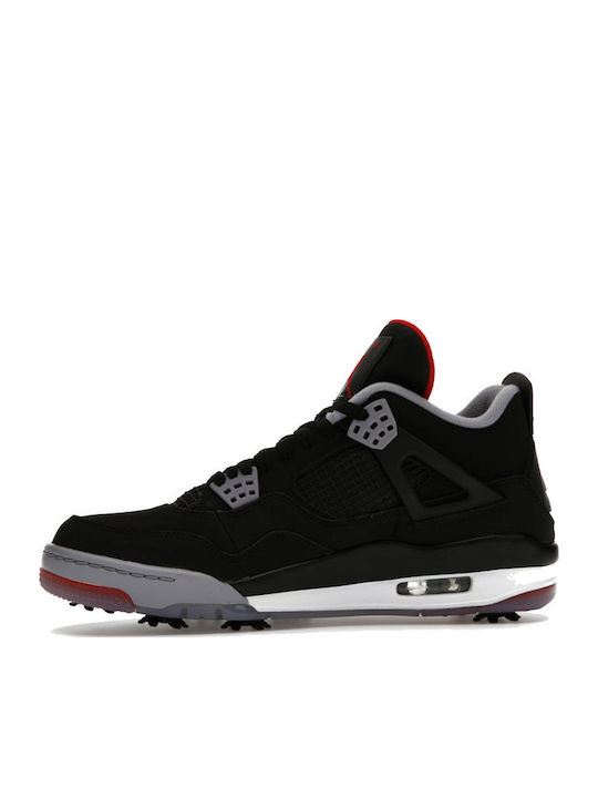 Air  4 Retro Pantofi Sport Golf Pentru Bărbați Negri