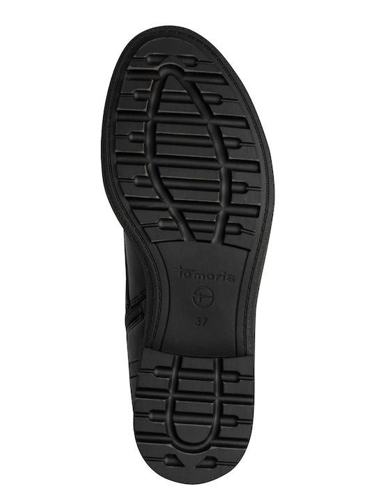 Damen Kampfstiefel Schwarz