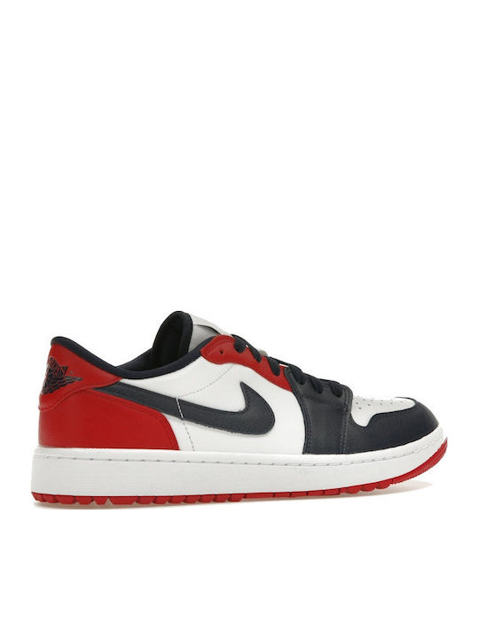 Air  1 Retro Low Golf Pantofi Sport Pentru Bărbați Golf Albi