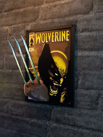 Wolverine Vs Hulk 3d Κάδρο Fan Art Wolverine Vs Hulk 3d Κάδρο Fan Art