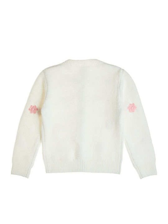 Kids Cardigan Knitted Ecru