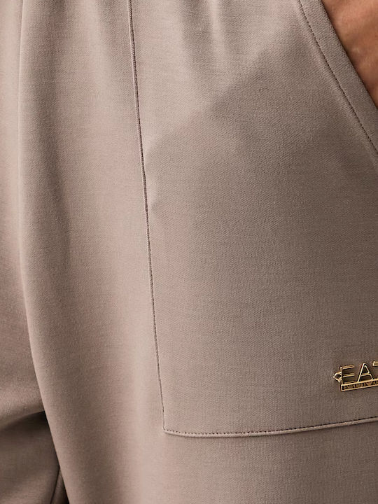 Damen Jogginghosen mit Jogger und Hohe Taille in Braun