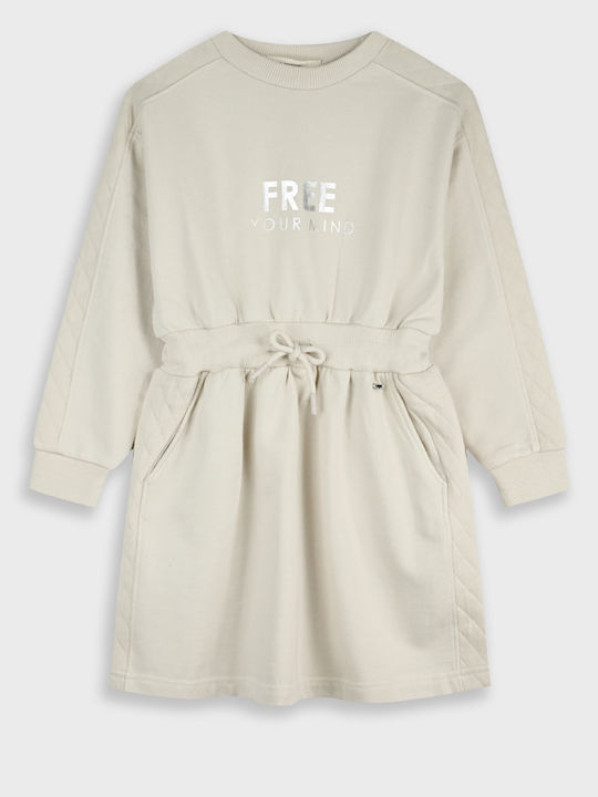 Rochie De Fete Din Fleece Cu Mânecă Lungă Trandafiliu
