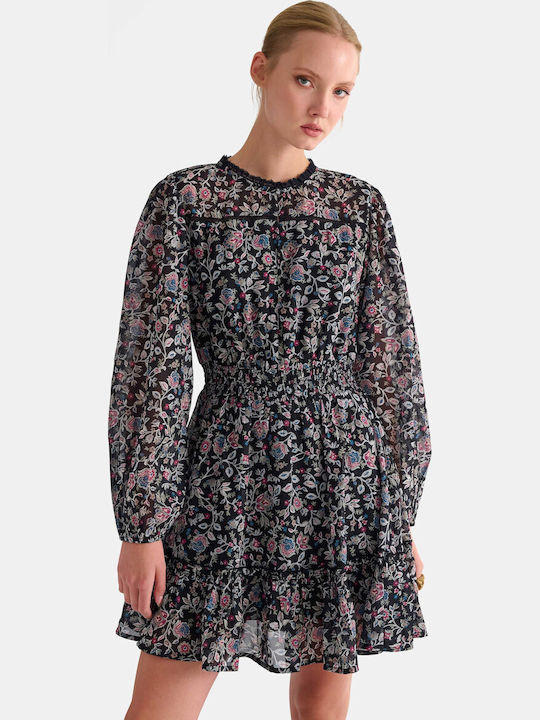 Rochii De Vară Pentru Femei Mini Rochie-Cămașă Cu Volane Multicolor