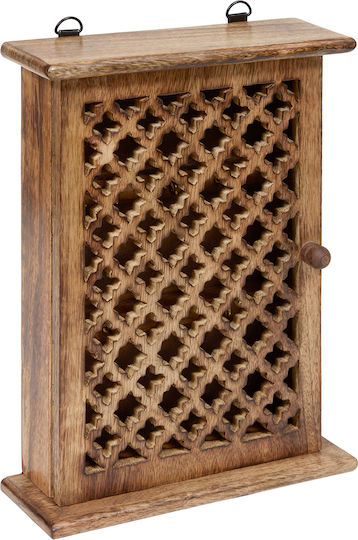 Стенна Ключодържателница Дървена 20x7.5x27.7cm