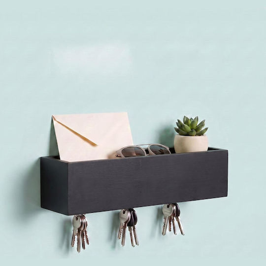 Relaxdays Wand-Schlüsselbox 5x26x7cm