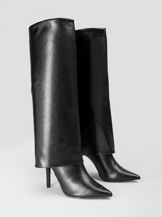 Damenstiefel mit Hohem Absatz Schwarz