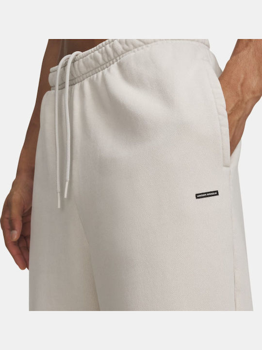 Heavyweight Herren-Sweatpants mit Gummizug Weiß