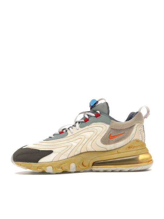 Air Max 270 React Eng Travis Scott Men's Sneakers Cactus Trails