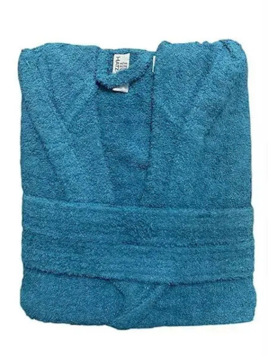 Hatzitex Μπουρνούζι με Κουκούλα Denim