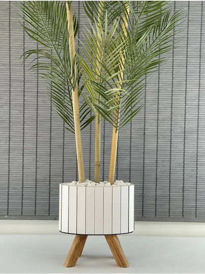 Stewehome Dekorative Künstliche Pflanze Palmyra Holz Elliptische Topfpflanze Basis Künstliche Pflanze Areca 18 Blätter Stewehome Dekorative Künstliche Pflanze Palmyra Holz Elliptische Topfpflanze Basis Künstliche Pflanze Areca 18 Blätter