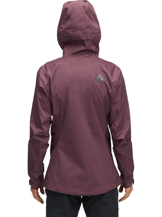 Stretch Shell Women's Jacket for Winter Dusk Violet