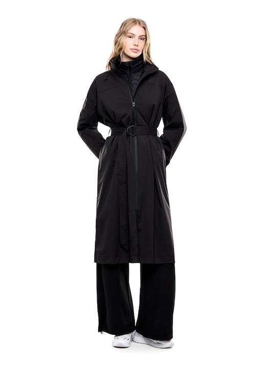 Women's Puffer Jacket for Winter Black