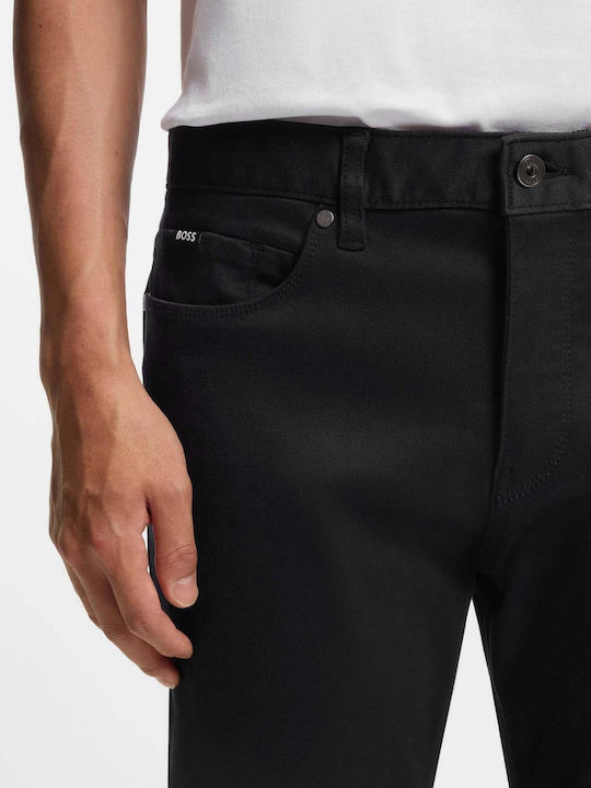 Pantaloni de blugi pentru bărbați Slim Straight Fit Negri