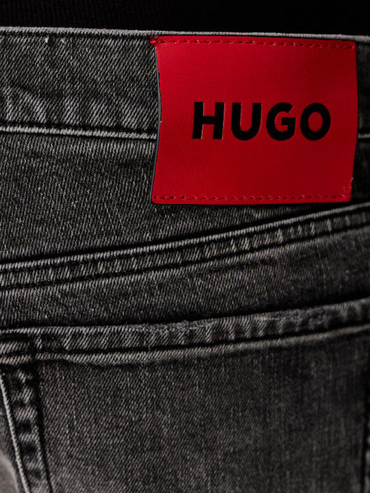 Men's Tapered Grey Jeans Pants