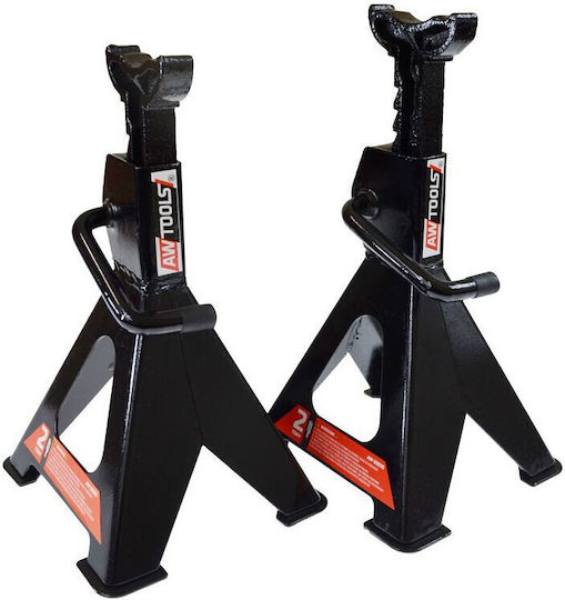 Awtools Βάσεις Στήριξης Αυτοκινήτου 6t Ρυθμιζόμενο Ύψος 385-585mm Σετ 2 Τεμαχίων Aw20018