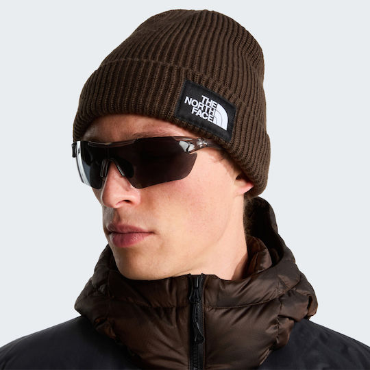 Salty Beanie Unisex Strickmütze in Braun Farbe