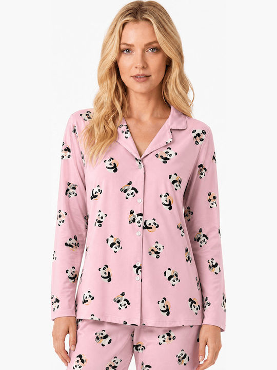 Comfort Summer Women's Pyjama Set Pink