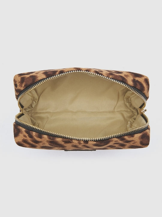 Verde Pouch Bag 07-0441 Animal Print Camel